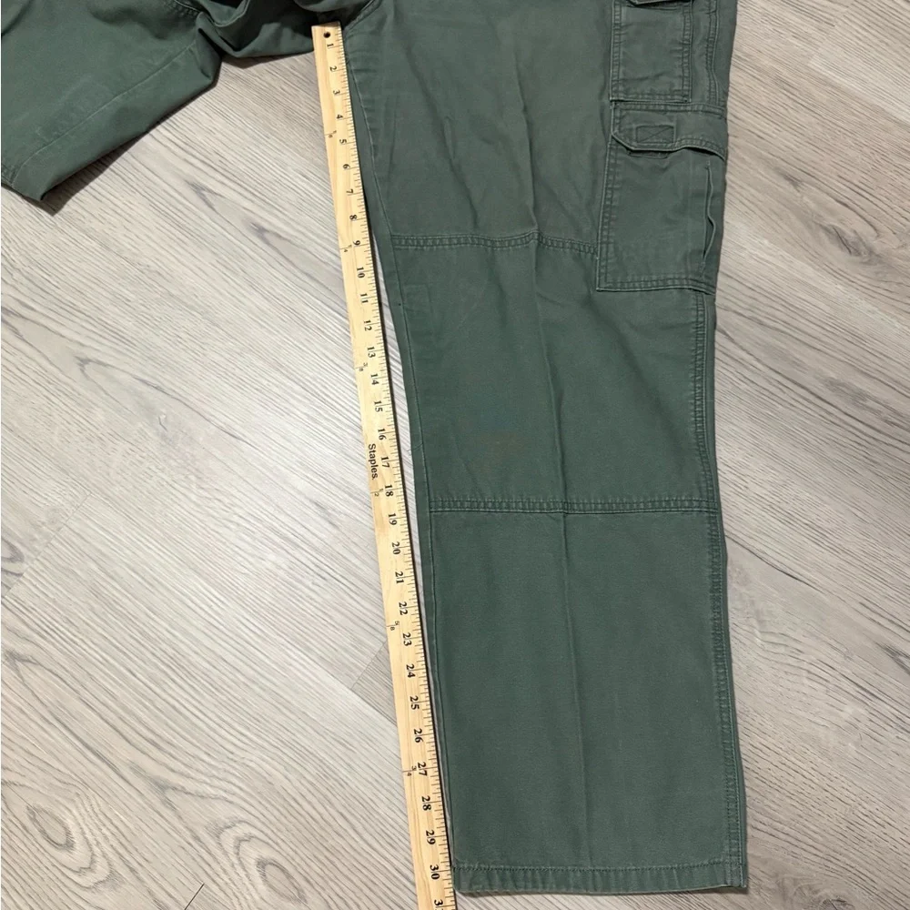 5.11 Tactical Heavy Canvas Cargo Pants Green Work Utility Mens 42x32